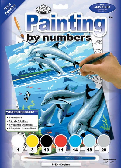 Peinture à numéros Dauphins