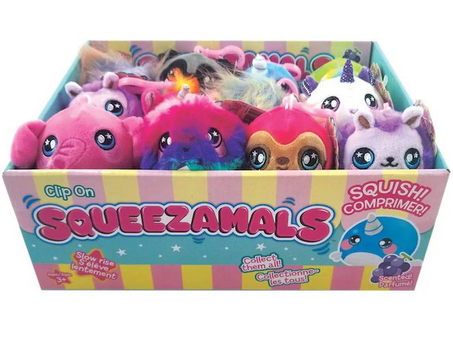 Accroche-sac Squeezamals Série 2
