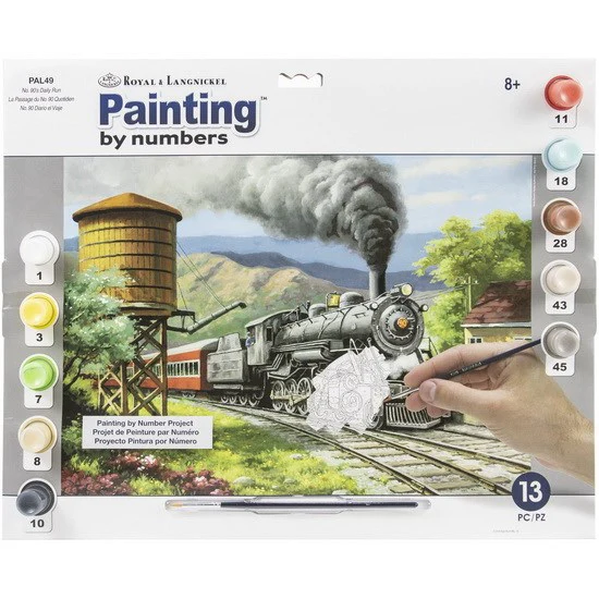 Projet peinture à numéros Le passage du no. 90 quotidien
