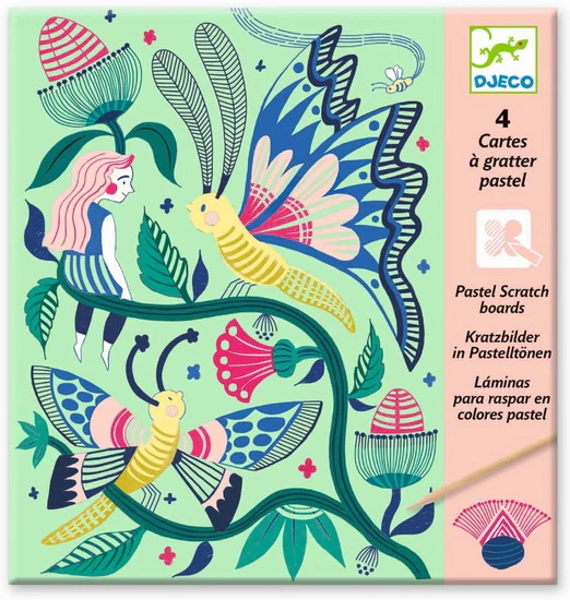 Cartes à gratter Jardin fabuleux
