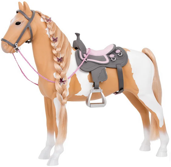 Cheval Palamino à coiffer