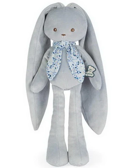 Ma peluche lapin bleu medium