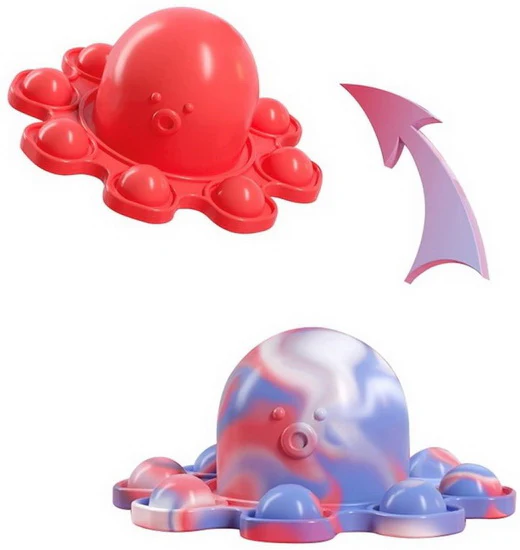 Push'n Pop Pieuvre réversible
