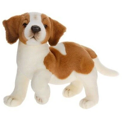 Peluche Chiot Saint-Bernard 35cm
