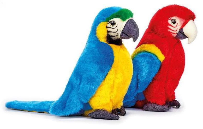 Peluche perroquet 24 cm 2 AS