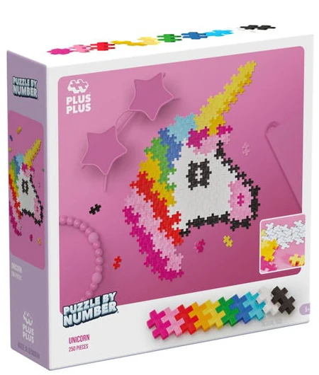 Casse-tête par numéro Licorne 250 mcx