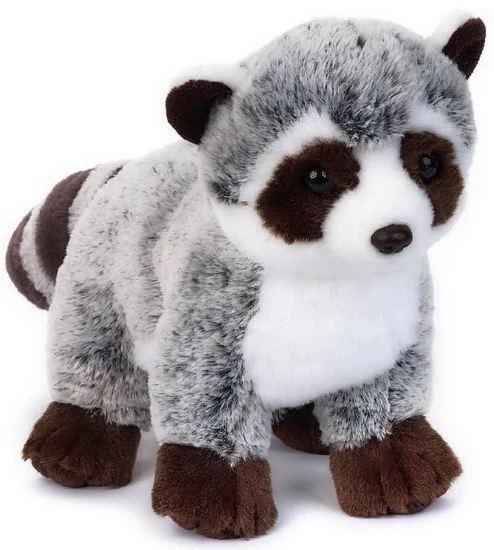 Peluche raton laveur 25 cm
