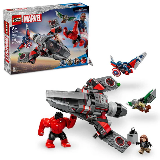 Capitaine America contre le Hulk rouge