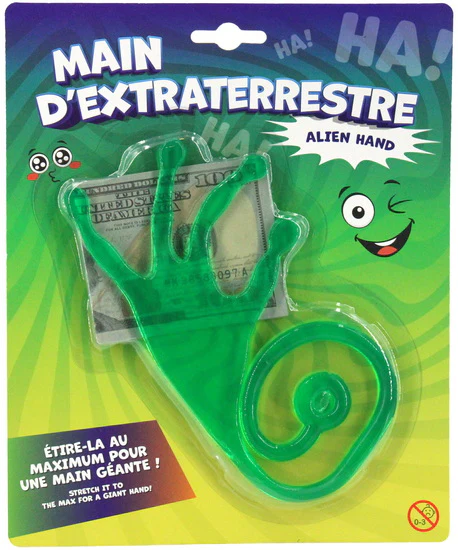 Main géante extensible extraterrestre