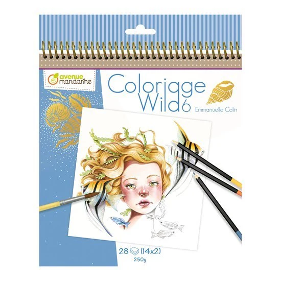 CARNET DE COLORIAGE WILD 6