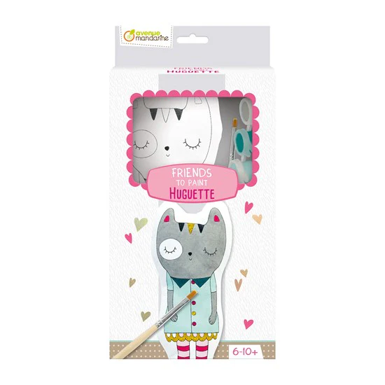 KIT CRÉATIF FRIENDS TO PAINT - HUGUETTE