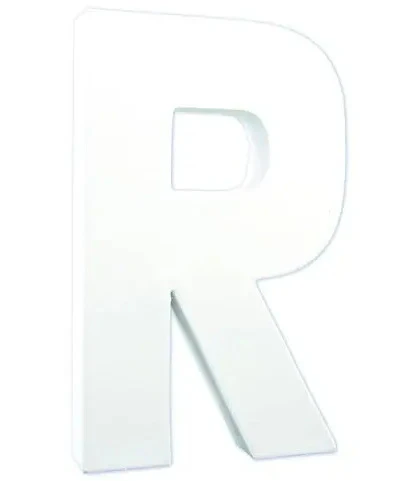LETTRES ET CHIFFRES EN CARTON - LETTRE R
