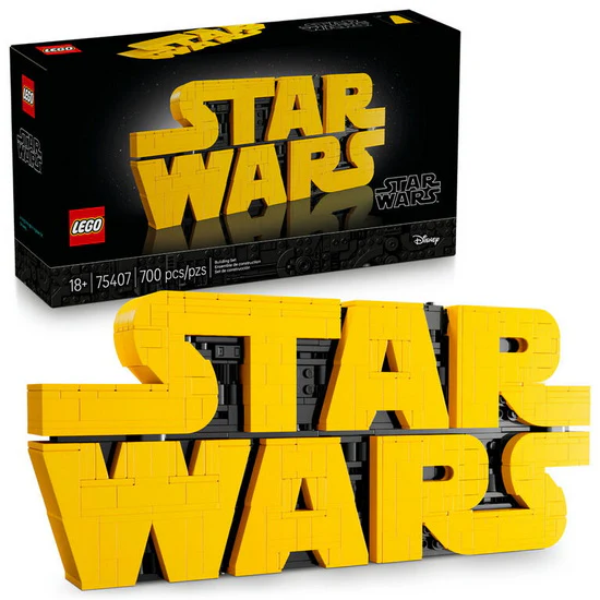 Le logo Star Wars en briques