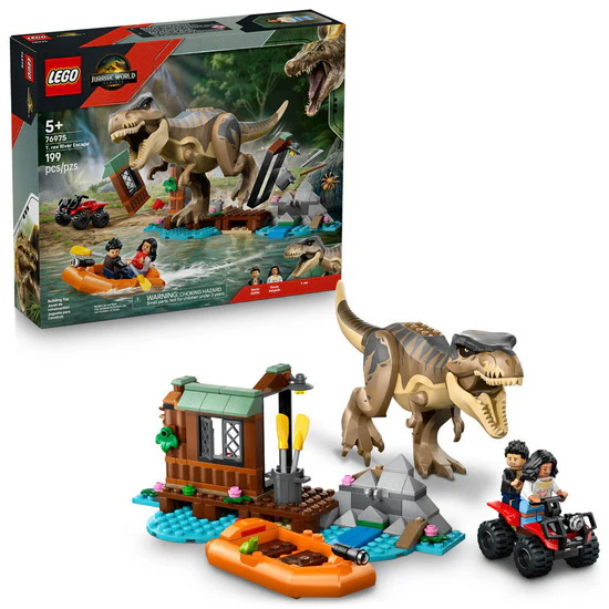 L’évasion sur la rivière du T-rex