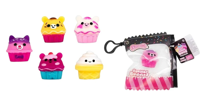 Porte-clés scrunchem cupcake 9AS