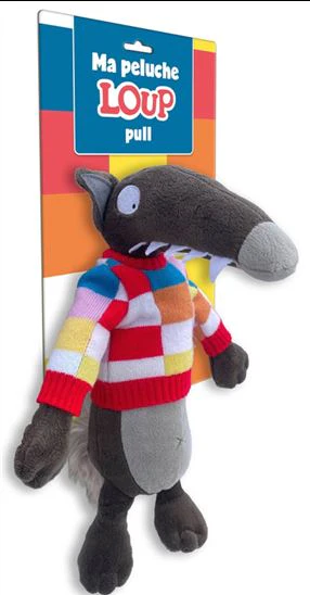 Ma peluche loup pull
