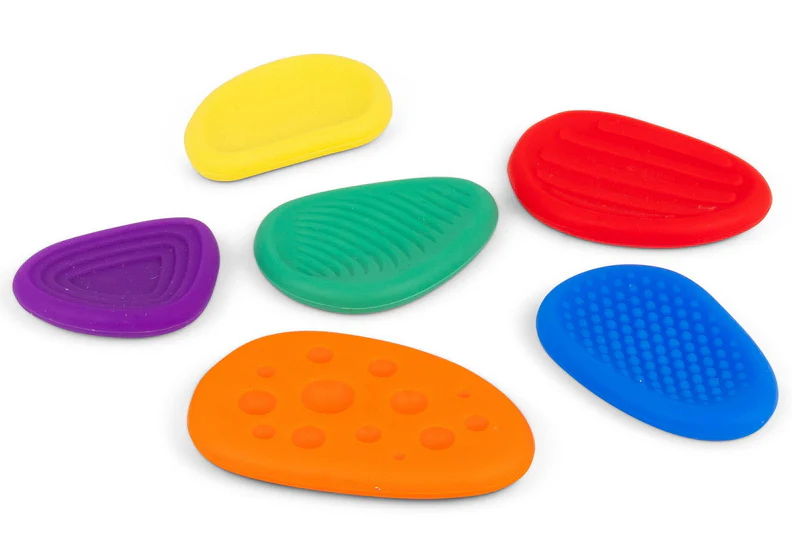 Ens. 6 pierres sensorielles antistress