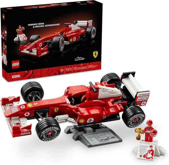 La Ferrari F2004 et Michael Schumacher